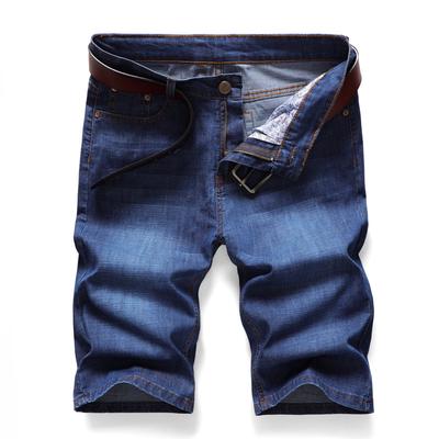 Men's Shorts Summer Jeans Youth Slim Business Large Size Thin Section In The Trousers Men's Five-minute Trousers