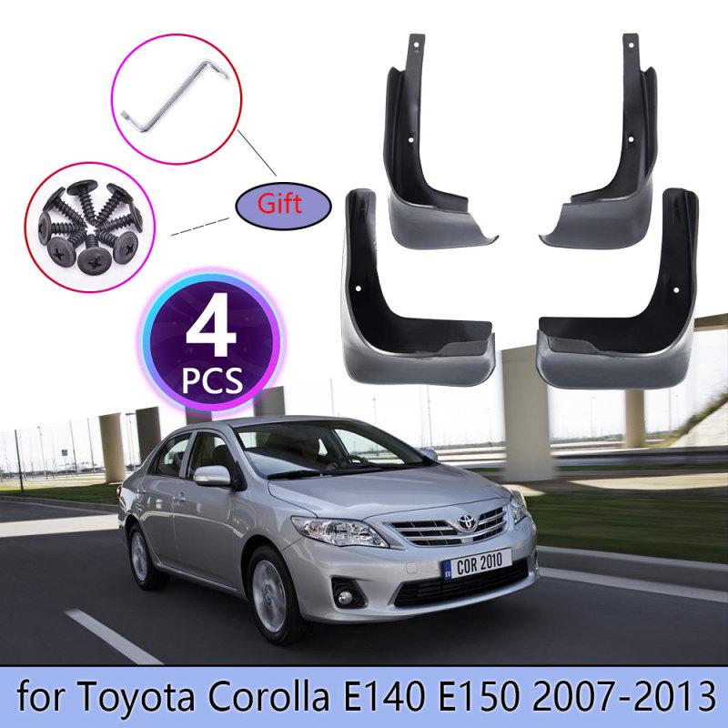 

4 шт. брызговики для Corolla Altis E140 E150 2007 2008 2009 2010 2011 2012 2013, облицовка, брызговики, аксессуары для брызговиков