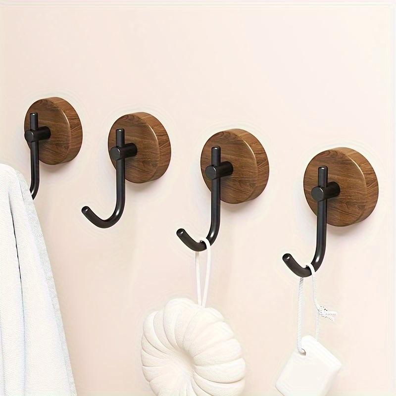 Walnut Wood Hook Clothes Hook Key Hook Bathrobe Towel Hook Auxiliary Hook Household Storage Hook