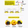 360 Degree Automatic Rotating Sprinkler Head Three Way Rotary Nozzle Garden Lawn Nursery Irrigation Water Sprinkler