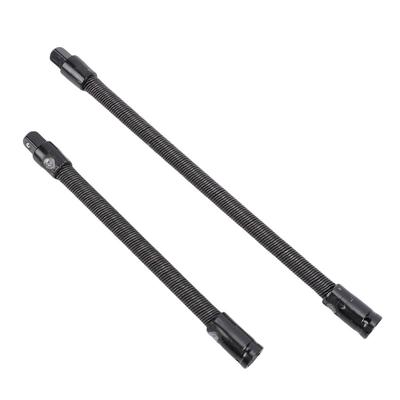 2pcs 1/2 Inch Drive Flexible Socket Extension Bar Flex Reach Tool  Industrial Mechanical Projects