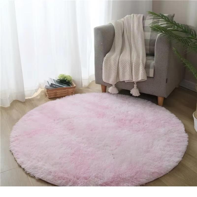 Super Soft Plush Round Rug Mat Fluffy White Carpets For Living Room Home Decor Bedroom Kid Room Decoration Salon Thick Pile Rug