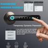 New Smart Fingerprint Electronic Door Lock Bluetooth Password Handle Lock APP Unlock Keyless Entry Support IOS/Android