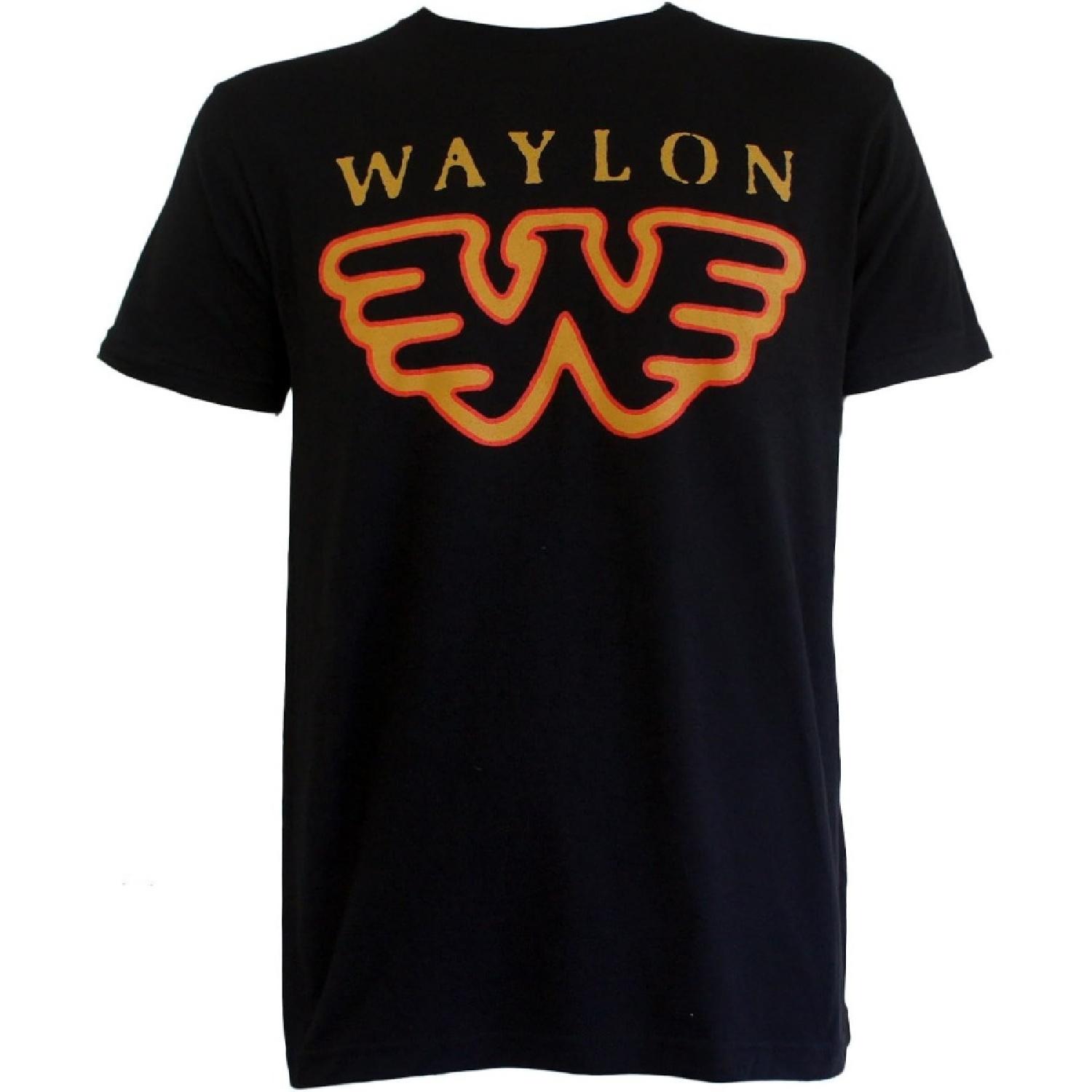 Waylon Jennings Men s Flying W T-Shirt Black S