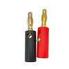 50PCS 4mm Banana Plug Gold Plated -For Speaker Wire Red Black Audio Speaker Cable Wiring Post Banana Connector