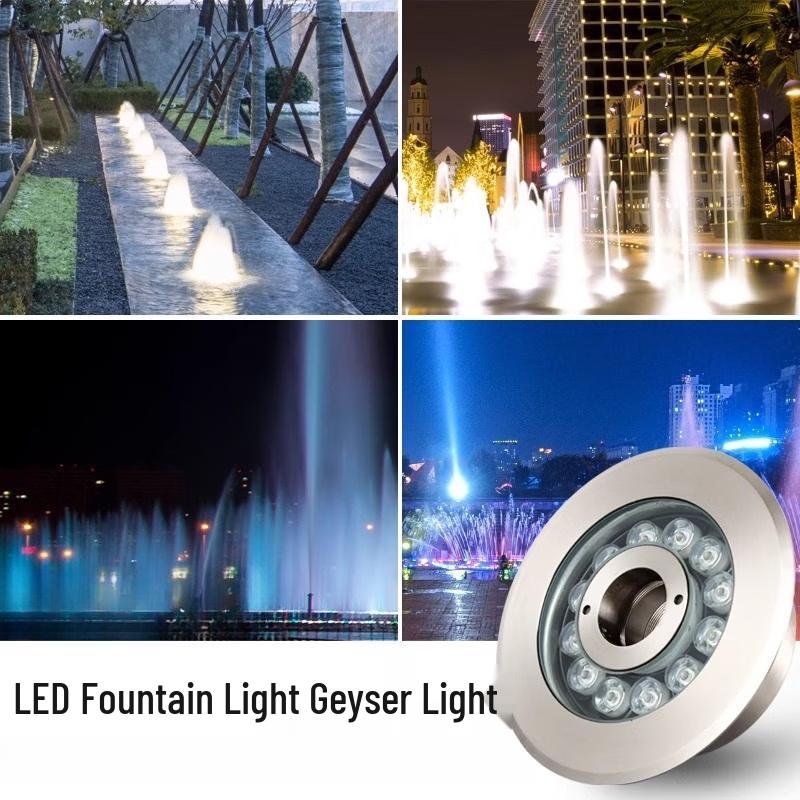 

OEING 6W Stainless Steel Submersible Fountain Light