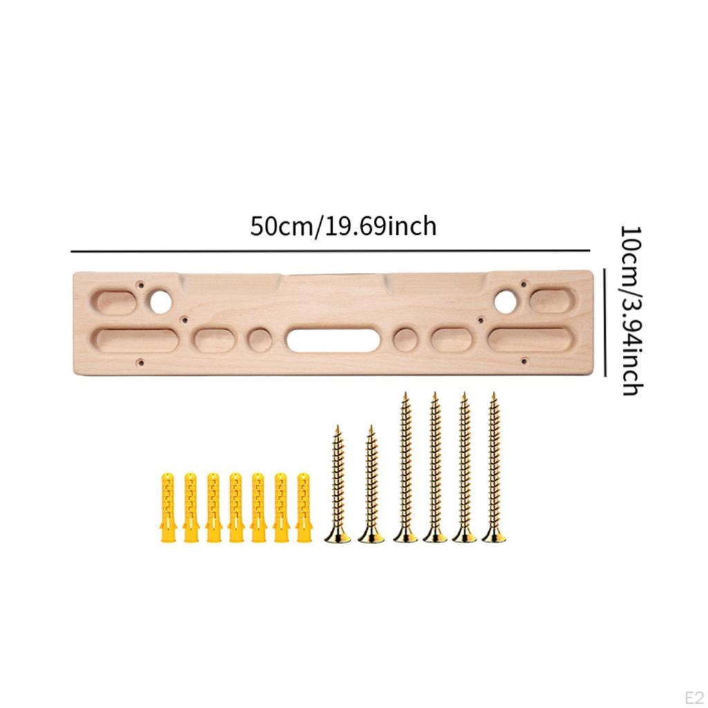 Climbing Hangboard Rock Fingerboard Building Core Strength Pull up Hand Grip