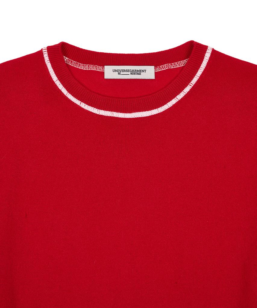 UNIVERSE GARMENT Soft Daily Knit_Red