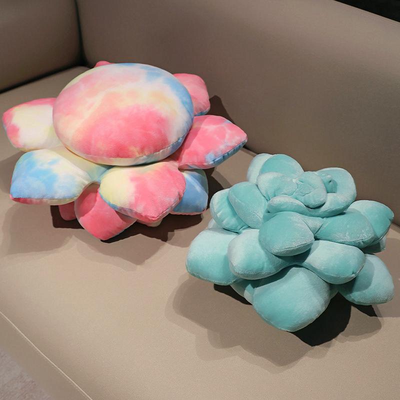 Neues Sukkulenten-Plüschkissen, lebensechte Topfpflanze, Sukkulenten-Plüschtier, gefülltes weiches Kissen, Sitz, Heimdekoration, Geburtstagsgeschenke