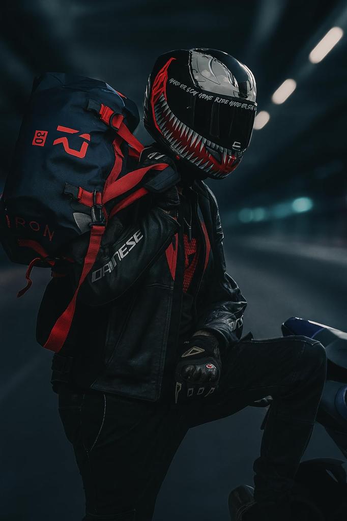 IRON Motorcycle Seat Touring Camping with Shoulder Strap and Reflective Fully Drum Touring Seat Outdoor JIA'S Bag, Bag, & Touring, Tape, One-Touch