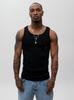 Men's Tank Top Black Jigga Wear Small Name L