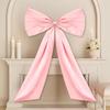 Large Satin Bow for Room Decor Giant Ribbon Tie for Birthday Party Wedding Bachelorette Baby Shower Backdrop Wall Decor