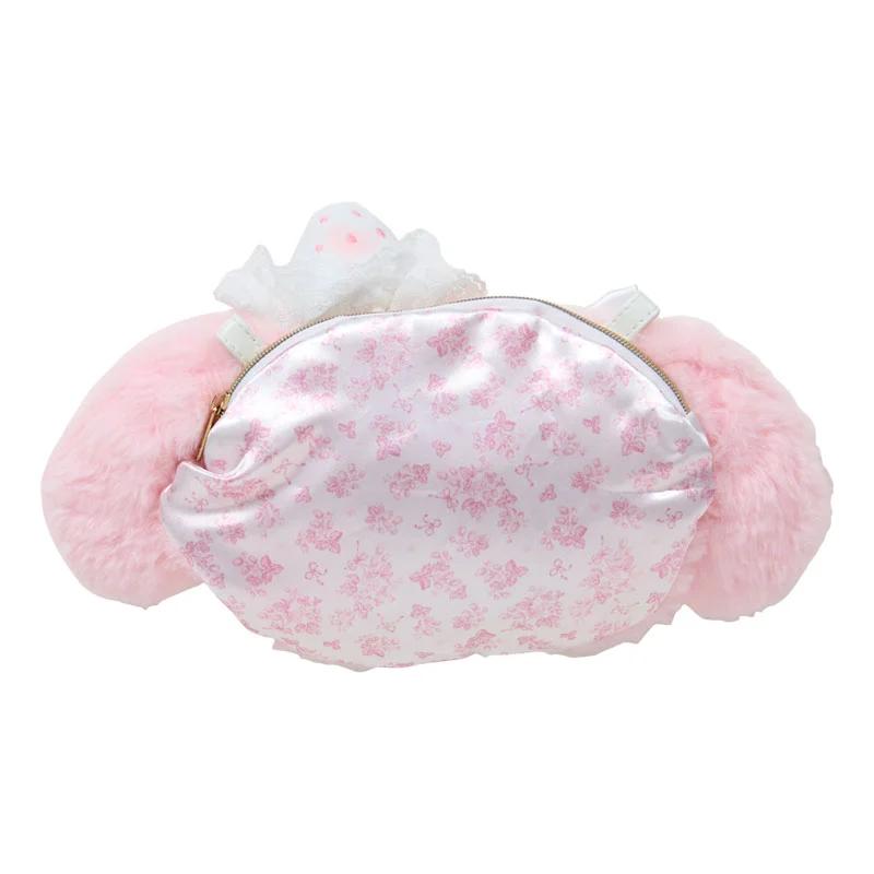 Sanrio My Melody Plush Sacoche (White Strawberry Tea Time) Japan NEW