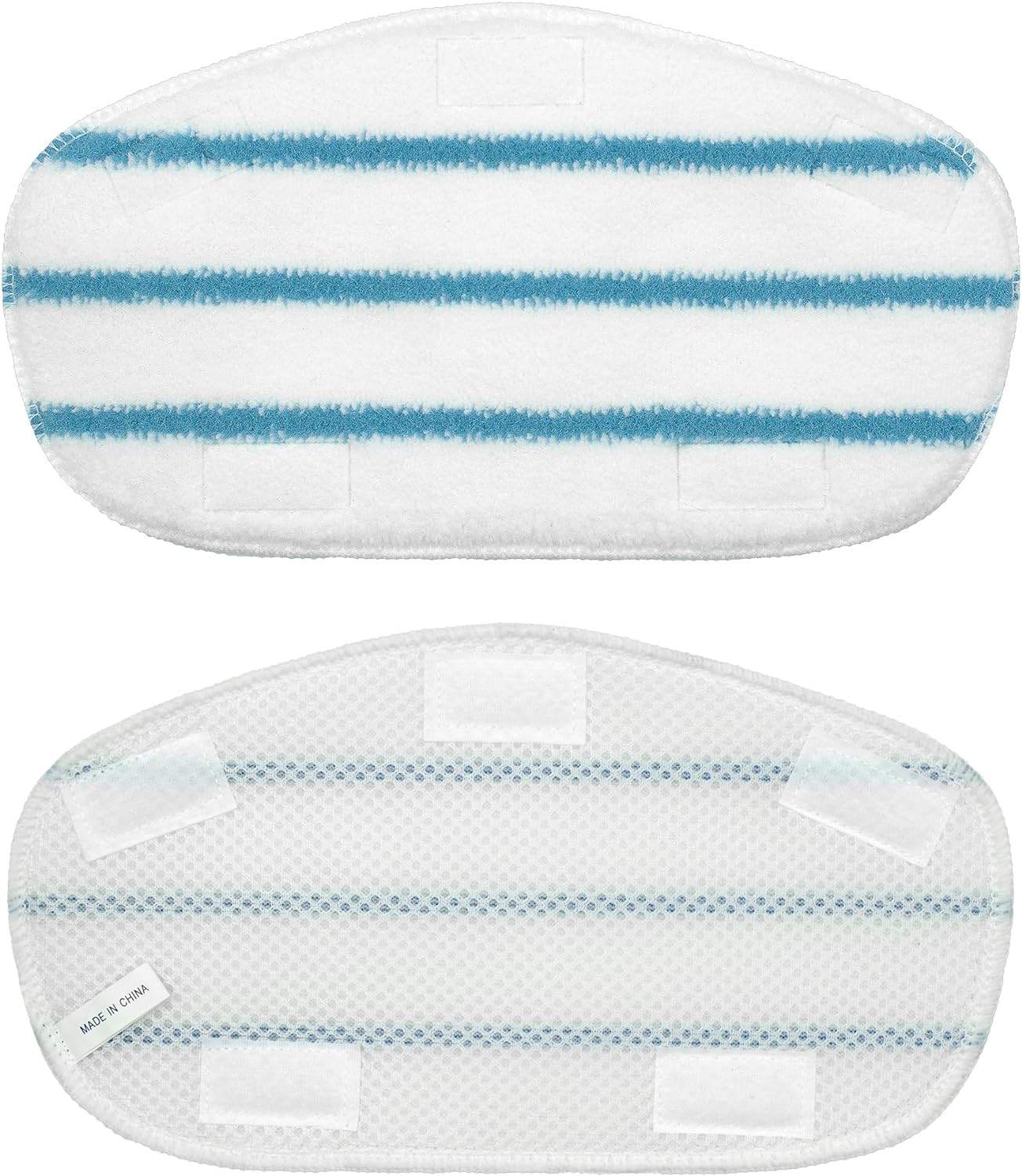 

2PCS Microfiber Steam Mop Pads for PurSteam ThermaPro 10-in-1 Steam Mop Washable Reusable Replacement Pads 2pcs синій