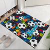 Custom Name Soccer Printed Carpet, for Office Chair Living Room Bedroom Kitchen Room Decor Gifts.