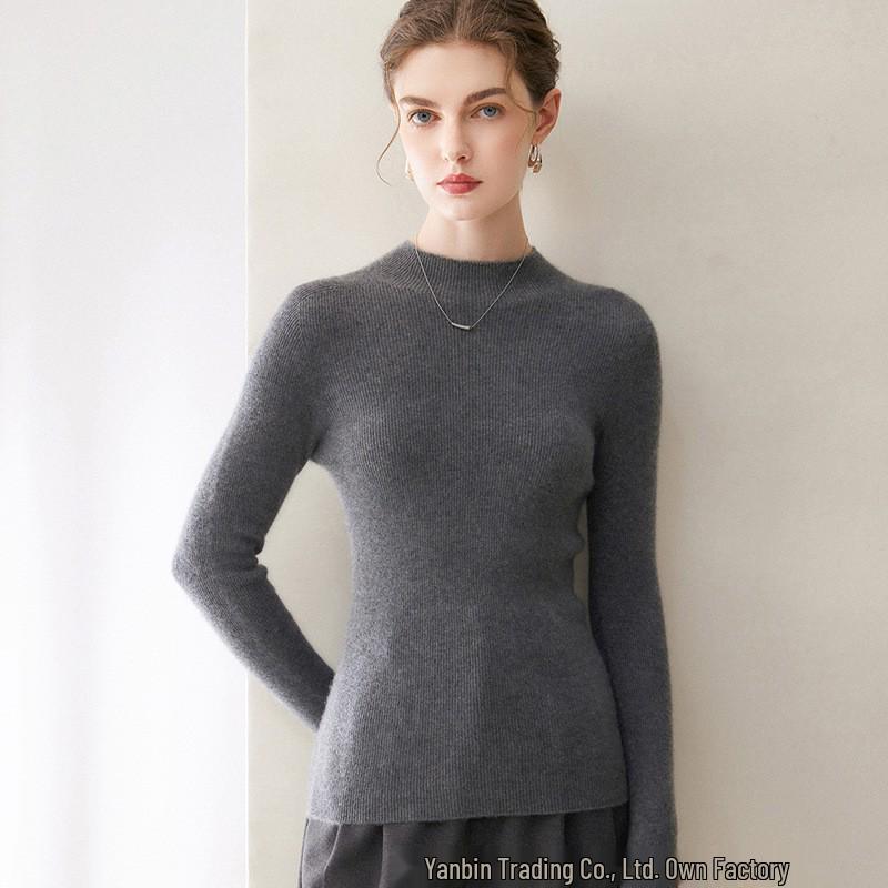 Women's Pure Cashmere Slimming Knitwear Warm Top