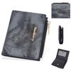 Short Wallet With Ink Wash Style Design And Antitheft Functionality