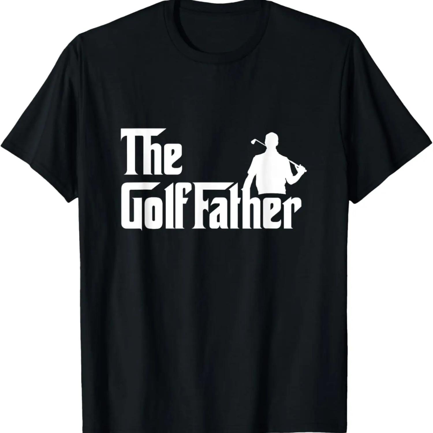 Golffather Father Dad Golfer Golfing Golf Club Putter T-Shirt S