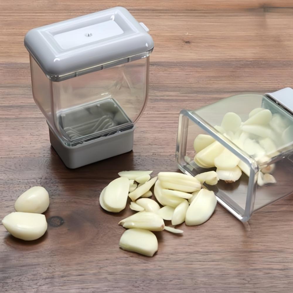 Garlic Slicer With A Detachable Manual Press Stainless Steel Blade Cutting Garlic Cloves A Small Tool For Kitchen Gadgets Tool