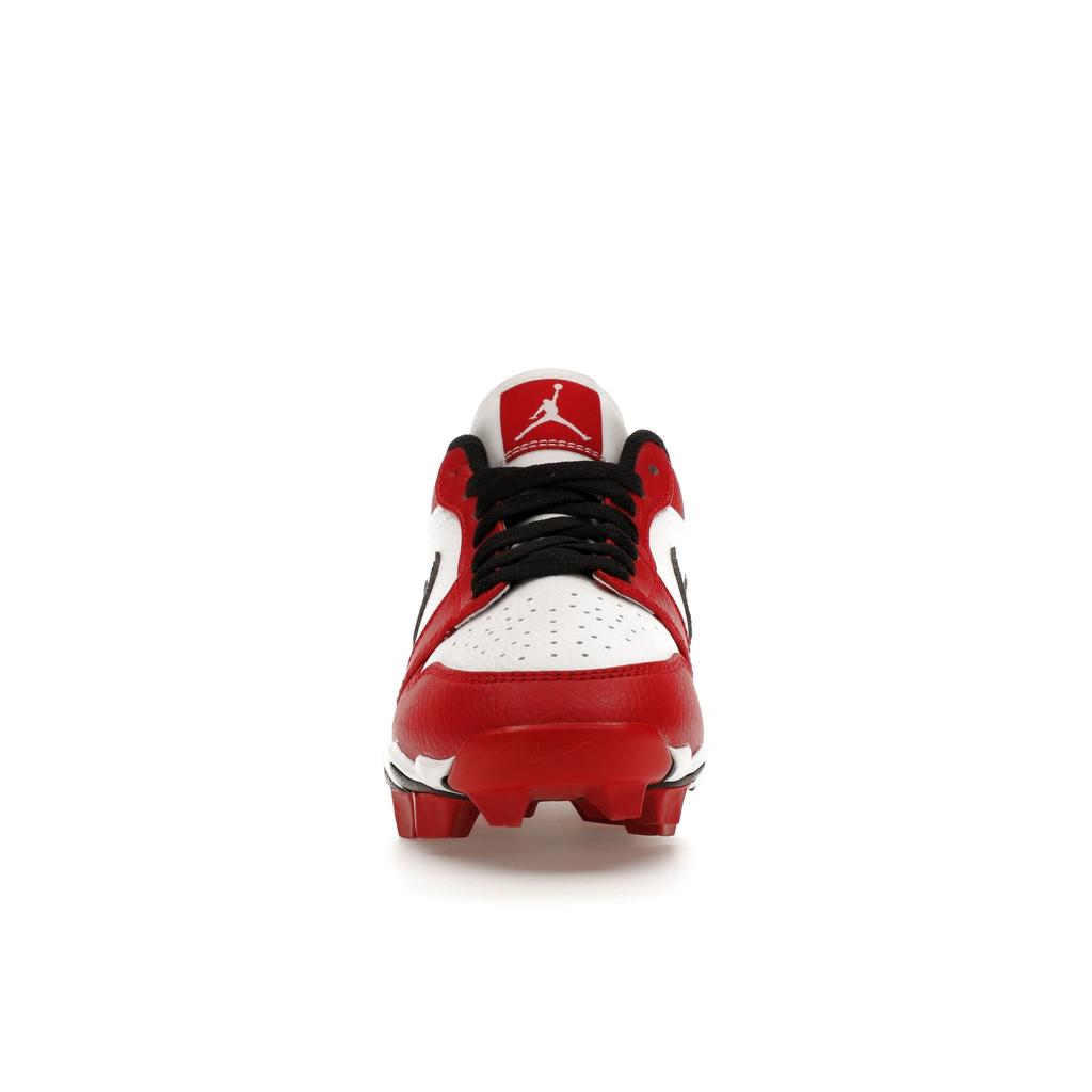 Scarpe da ginnastica Air Jordan 1 Low Cleat GS Chicago per bambini Bianco Rosso Palestra Nero HF6885-106