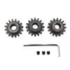 3pcs RC Car Gear Set 8mm Inner Hole Steel Car Motor Gear for 1 5 1 8 1 10 Model Car