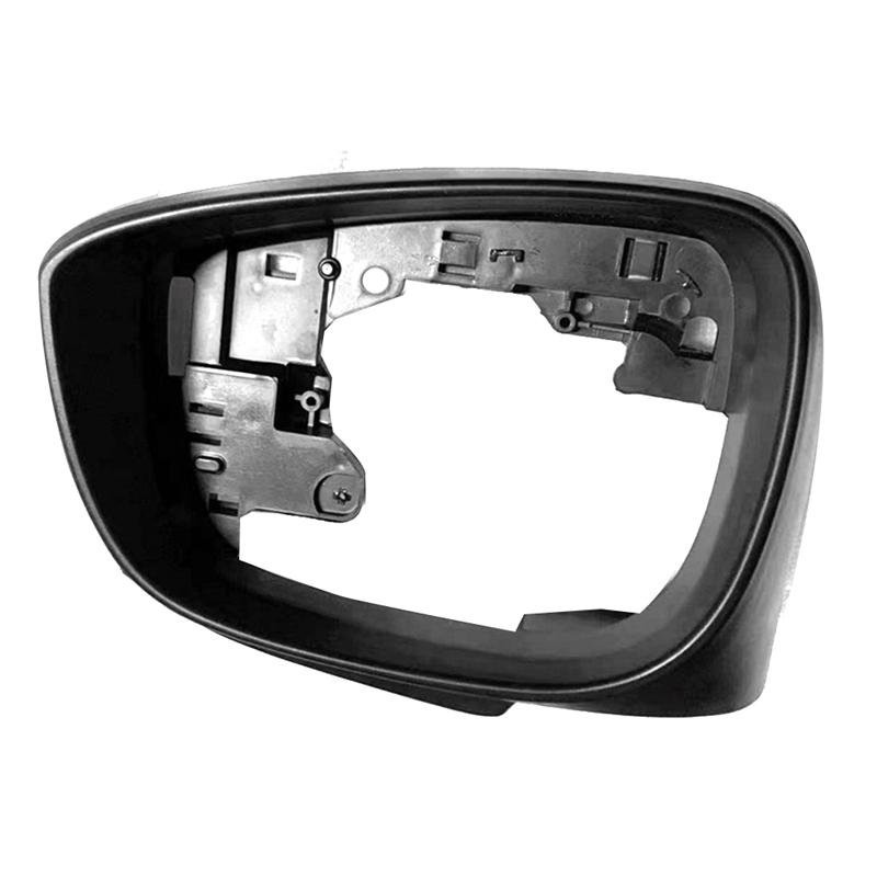 Car Side Left Wing Rearview Mirror Cover Frame Black For Mazda CX-3 2016- CX-5 2015-2016 Replacement