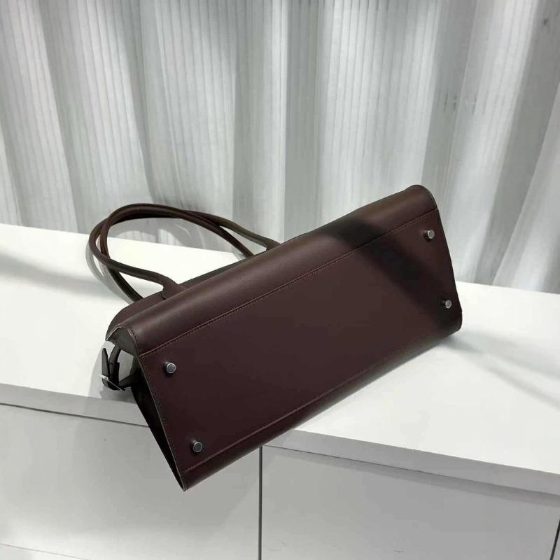 First layer cowhide tote bag women's large-capacity handbag new bag light luxury fashion commuter leather women's bag