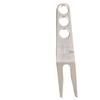 Zinc & Aluminum Alloy Golf Divot Tool - Black, Silver, Green
