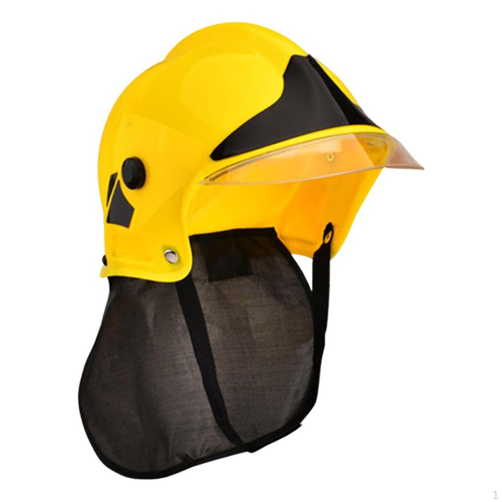 Kinder-Feuerwehrmann-Helm, Feuerwehrmann-Kostümzubehör, Hut, für Jungen und Mädchen