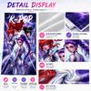 Trendy Cyberpunk K-pop Idol Printed Beach Towel flat print Graphic Microfiber Quick Dry Compact Bath Towel for Fans Gift