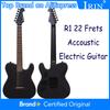 IRIN Tyst Elektrisk Gitarr 22 Band Helt Solitt Lock Akustisk-Elektrisk med Unik Hybridton Elektriskt Trägitarr Instrument