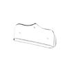 Precisions Box Guitar Tailpiece Stainless Steel Designs for 3 String Guitar, Easy To Install Tailpiece Replacement