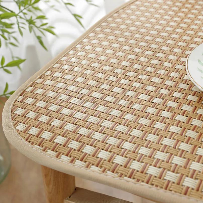 1PC 40cm/45cm/50cm Breathable Summer Cooling Seat Cushion  Seat Cushion Cool Mat Non-slip Cooling Bamboo Chair Seat