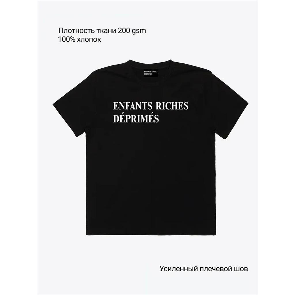 ENFANTS RICHES DEPRIMES Letter Print T-shirt Men Women Street Hip Hop Streetwear Oversized T-shirts Fashion Tees Short Sleeve Female Male Clothing