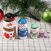 5pcs Christmas Handpainted Cute Wooden Matryoshka Dolls Russian Nesting Dolls Set Home