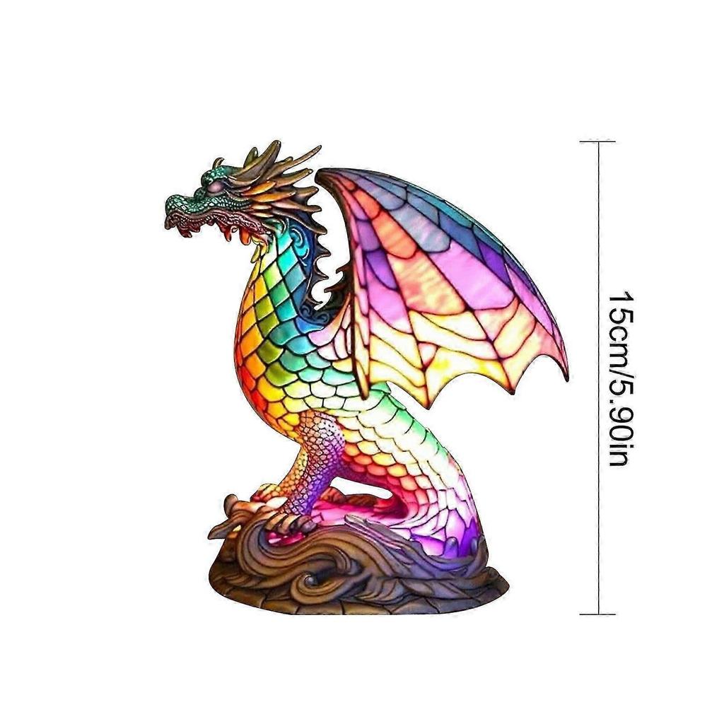 Lampa Smok 15cm Zwierzęca Lampa Stołowa Seria Lamp Prezenty dla Dziecka Dorosłego