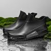 Fashion New Winter Men Cotton Rain Boots Waterproof Rubber Ankle Boot Outdoor Casual Mans Fishing Shoe Hiking Couple's Shoes Main Push