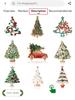 Spille da Brocca Albero di Natale con Strass per Donna Unisex Spille Botaniche in Smalto Decorazione per Eventi e Feste Accessori per Abbigliamento