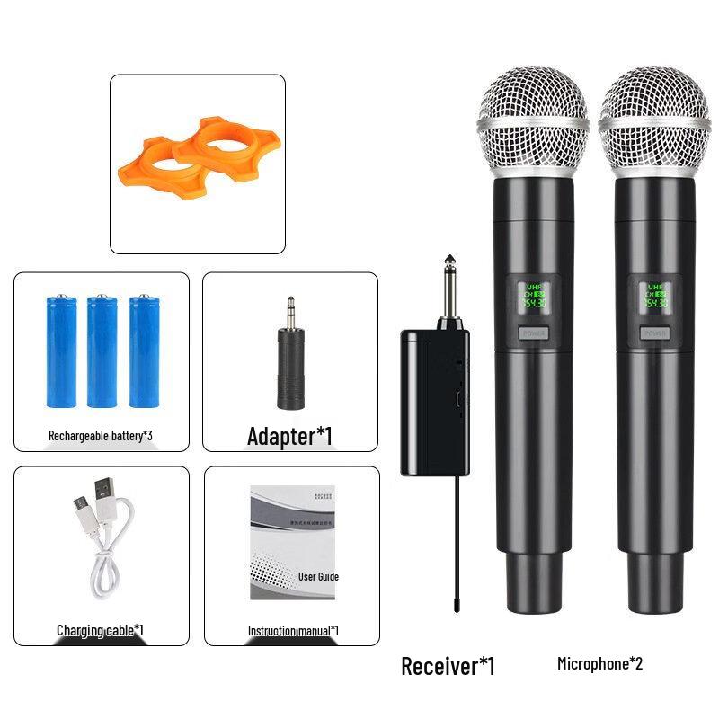 

Junshi Dual Wireless Dynamic Microphone System