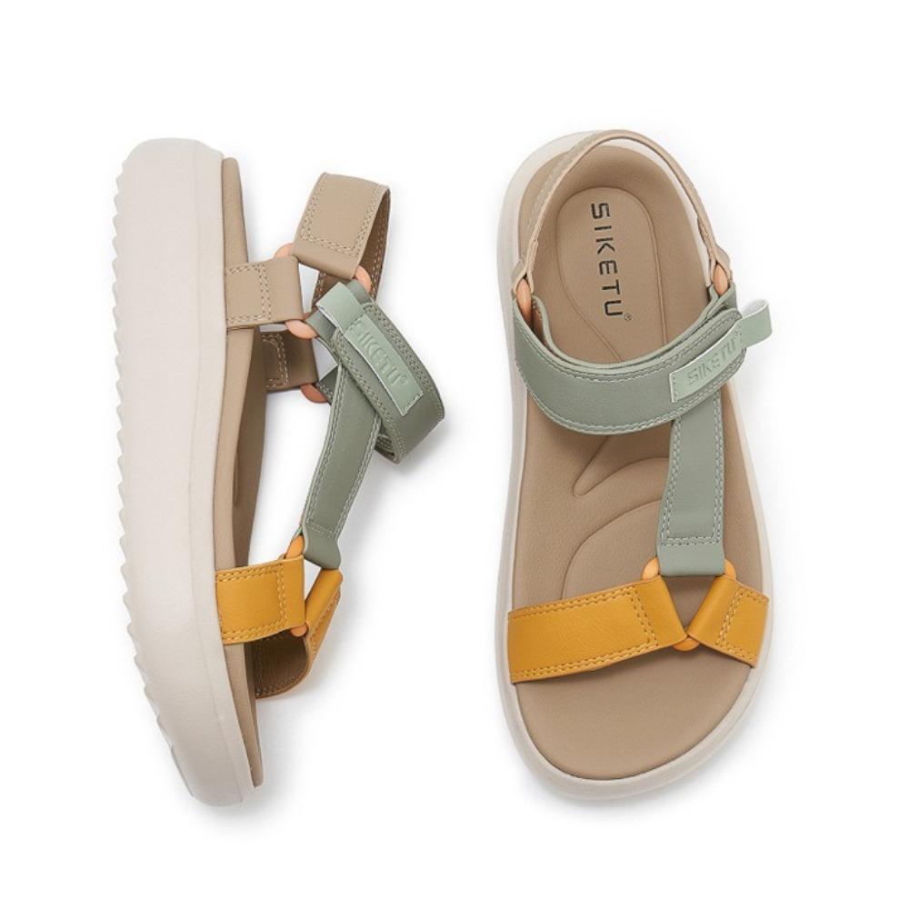 Sandals for Women's 2026 Summer New Lightweight Sandals for Casual Sports Comfort Thick Bottom Large Platform Womens Shoes