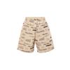 Nike Alphabet Print High-Waist Drawstring Shorts Men Bottoms Khaki DX9727-252