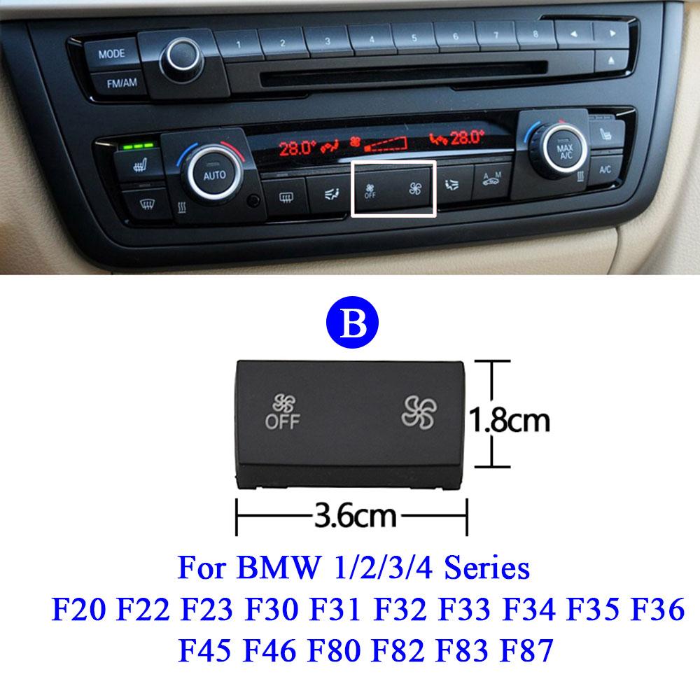 Auto AC Heizung Klima Fan Wind Lautstärke Taste Abdeckung Kappen Für BMW 1 2 3 4 X1 X3 X5 x6 Serie F20 F30 F35 F80 F25 F26 E70 E84