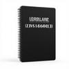 Henry Ciano Fitness Training Budget Planner Loose Leaf Notebook Fabric Cover Folded Leaflet Binding 25 Sheets Gift for Sports