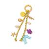 European Bestselling Colorful Retro Shell & Fish Bone Hand Rope Pendant Ornament