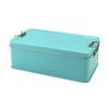 Old-Fashioned Rectangular Tinplate Box With Lid High Quality Metal Storage Box Cake Packaging Box Durable With Buckle Candy Box