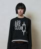 Lujeoseukeulleob Logo Layered Long Sleeve T-Shirt Black