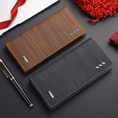 Langes Portemonnaie Herren ultra-dünnes Multi-Karten-Portemonnaie Business grüne Clutch-Tasche Geldbörse mit großem Fassungsvermögen Kartenetui Münzbeutel