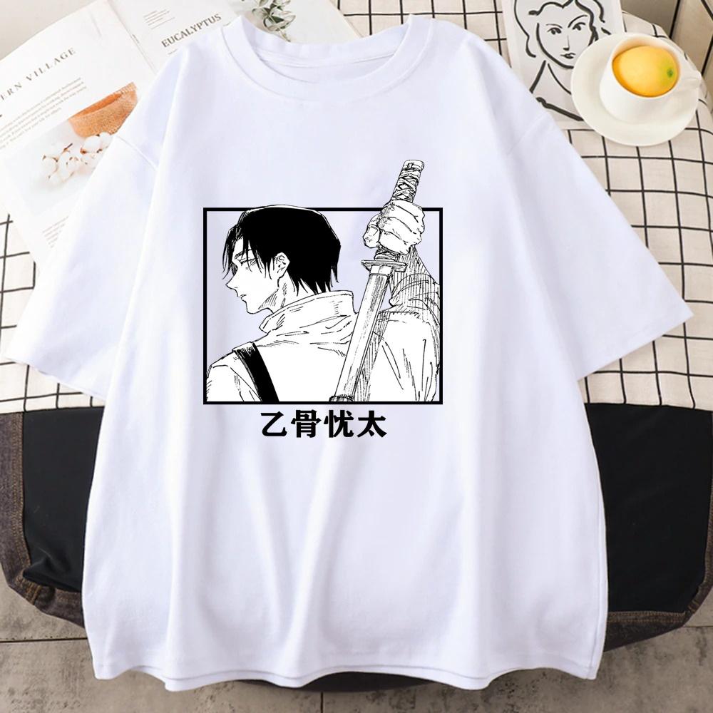 Anime Yuta Okkotsu Graphic T Shirt Men's Women's Fashion Crew Neck Shirts Casual Streetwear Harajuku Cool T Shirt