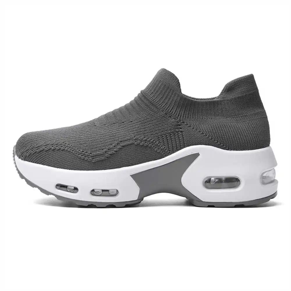 Fashion Non-slip Without Strap Elderly Vulcanize Purple Women Shoes Sneakers Woman Sport Tennes Pas Cher Health Loafer'lar Trends