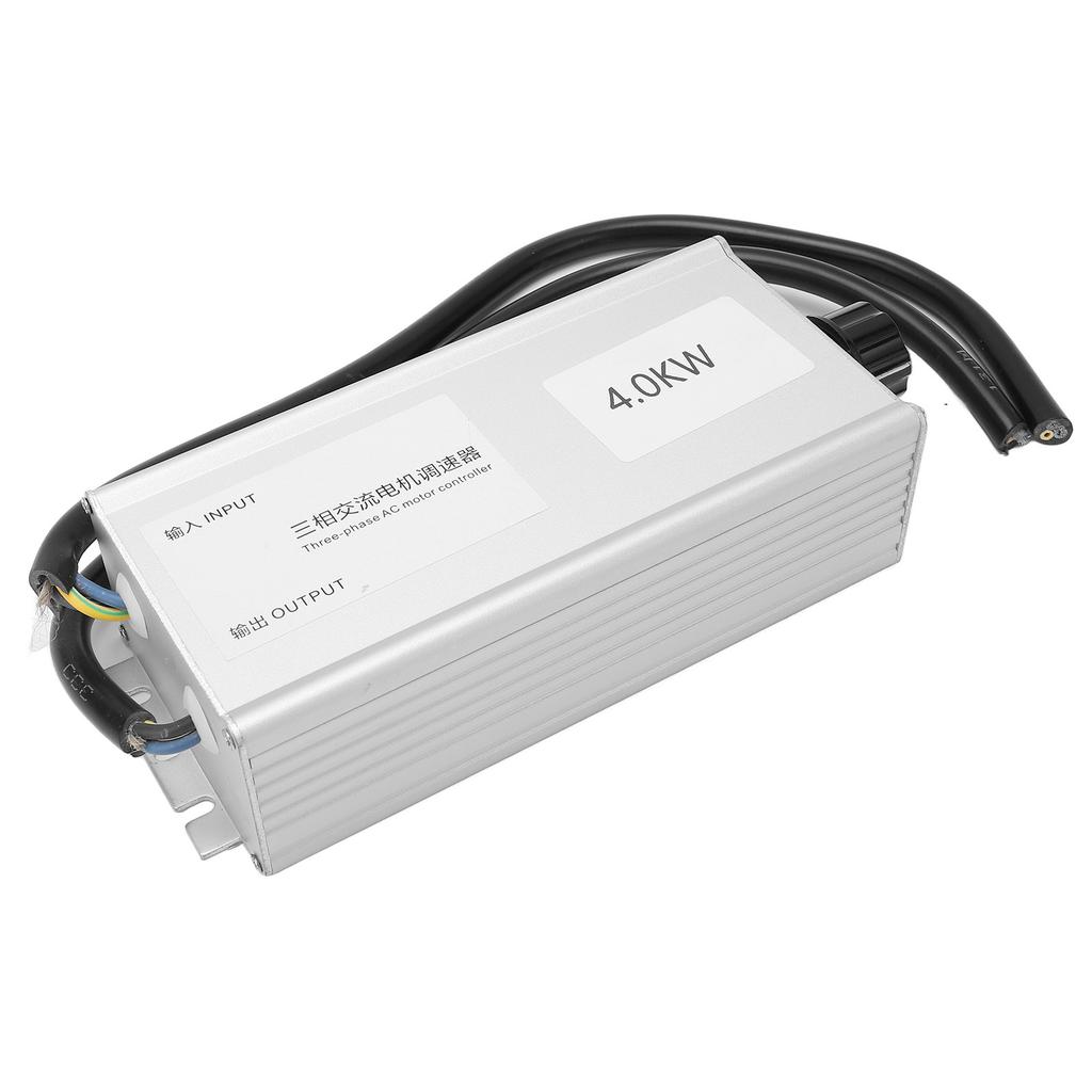 AC Motor Controller 3 Phase High Power Fan Stepless Speed Control Switch 380V 4KW
